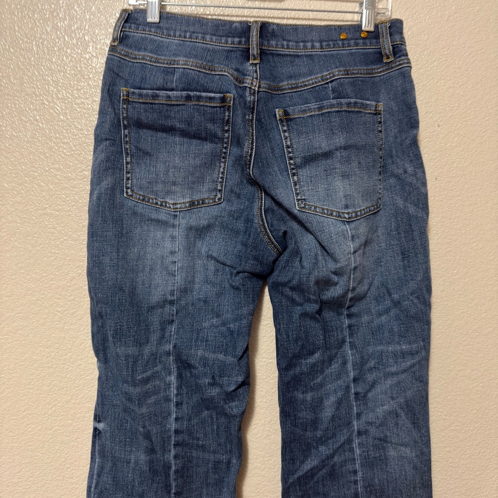 Cabi Soho Womens Cropped Straight Leg Jeans Medium Wash Blue Denim‎ Sz 6 4905 - Picture 5 of 11
